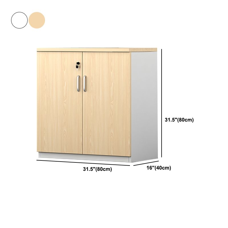 Wood Filing Cabinet Contemporary Cabinet with Storage for Home or Office