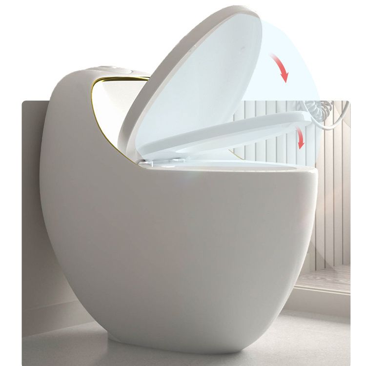 Siphon Jet Toilet Bowl Floor Mounted All-In-One Urine Toilet
