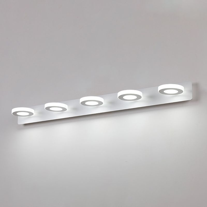 Makeup Mirror Lamp Modern Simple Rotatable Wall Light Fixture for Bathroom Washroom