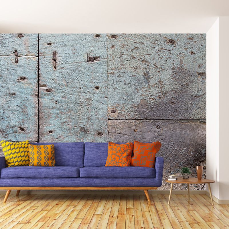 Industrial Wood Grain Mural Wallpaper Horizontal Photography Living Room Wall Art