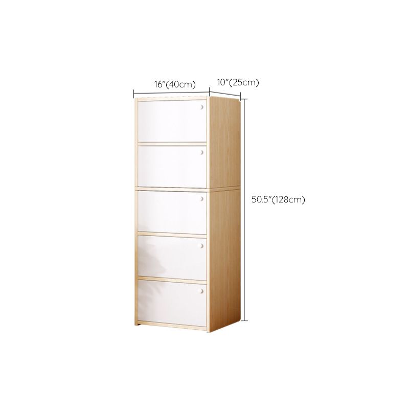 Modern Knobs Handle Storage Cabinet Solid Wood Standard Cabinet