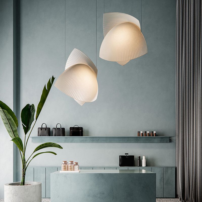 Style géométrique moderne à la lampe à suspension de lampe pendang léger pour salle à manger cafée