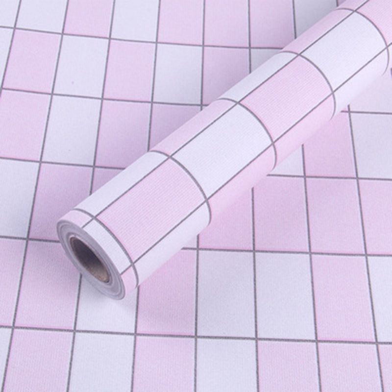 Eigentijdse stijl behangrol effen gekleurd Peel and Stick wanddecoratie, meerkleurig