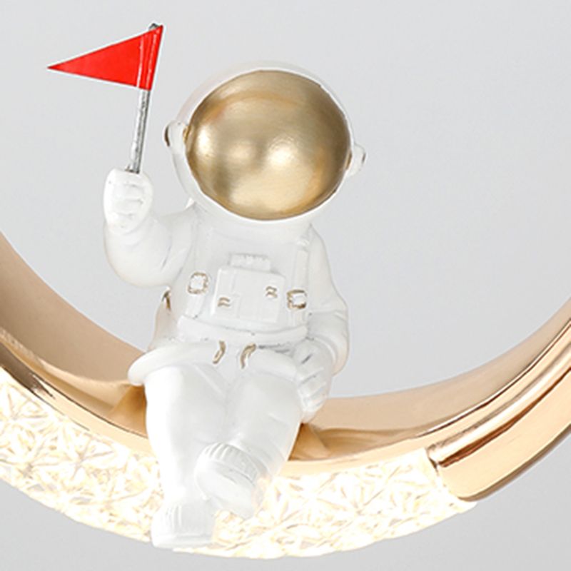 Éclairage moderne à pendentif pendentif en acrylique 1-LIGHT pour la chambre des enfants