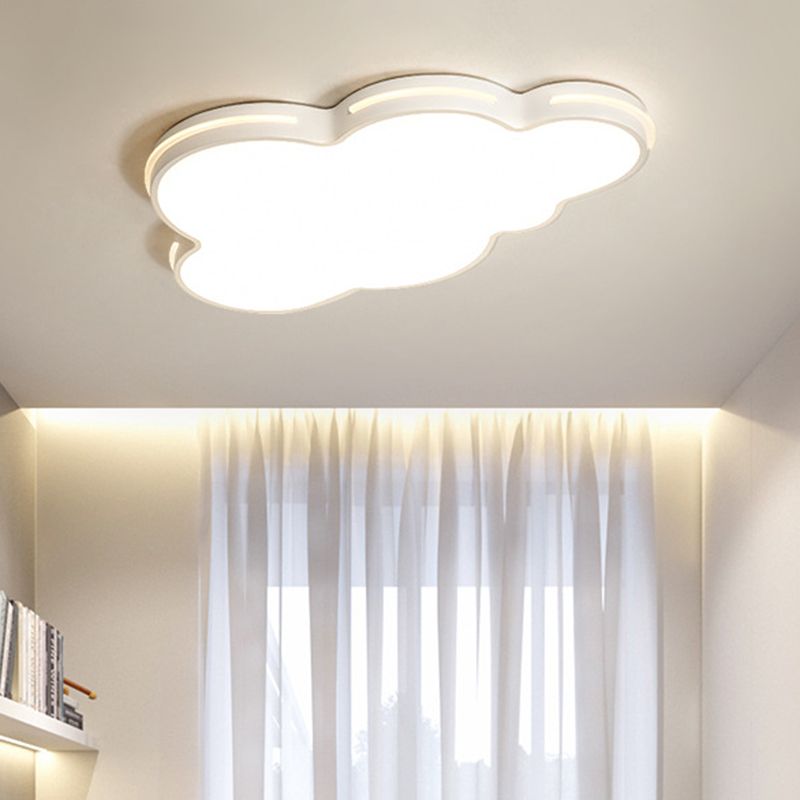 Plafonniers Cloud Flush 1 luminaire métallique nordique encastré