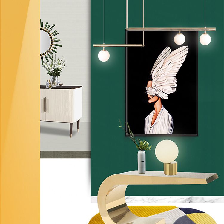 Molecule Dinning Room Island Light Fixture Glass Nordic Style Island Pendant Light in White