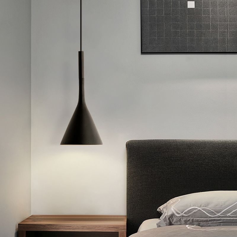 Moderne stijl kegel tint hangend licht 1 lichte hanglamp voor woonkamer