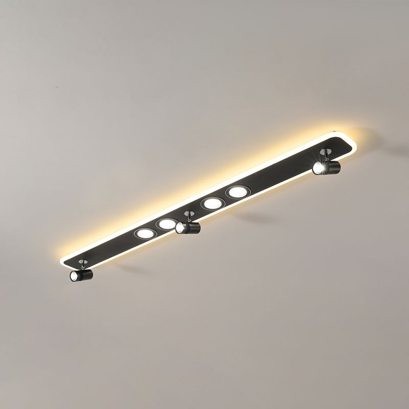 Forme cylindrique LED Rail Plafon