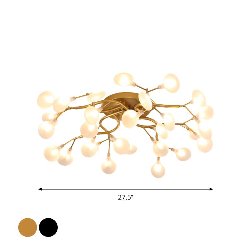 Firefly Flush Ceiling Light Contemporary Metal Wohnzimmer LED Flush Mount Beleuchtung