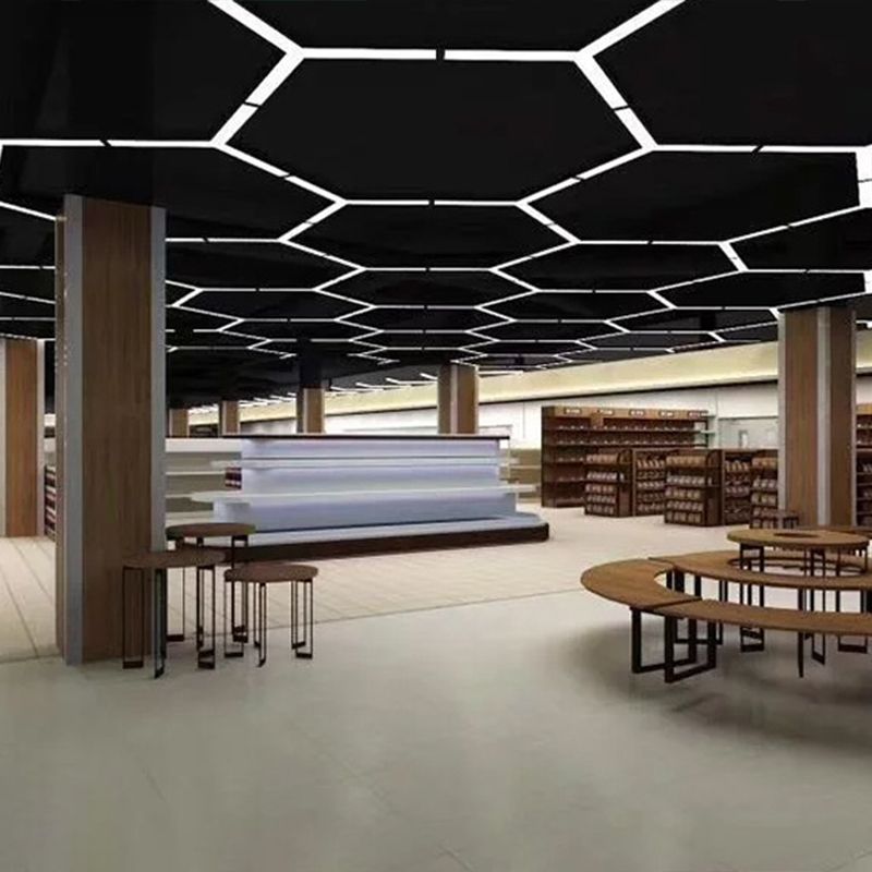 Hedendaagse metalen LED hanglamp Licht bevestiging 1-licht Y-vormig hangend plafondlicht voor kantoor