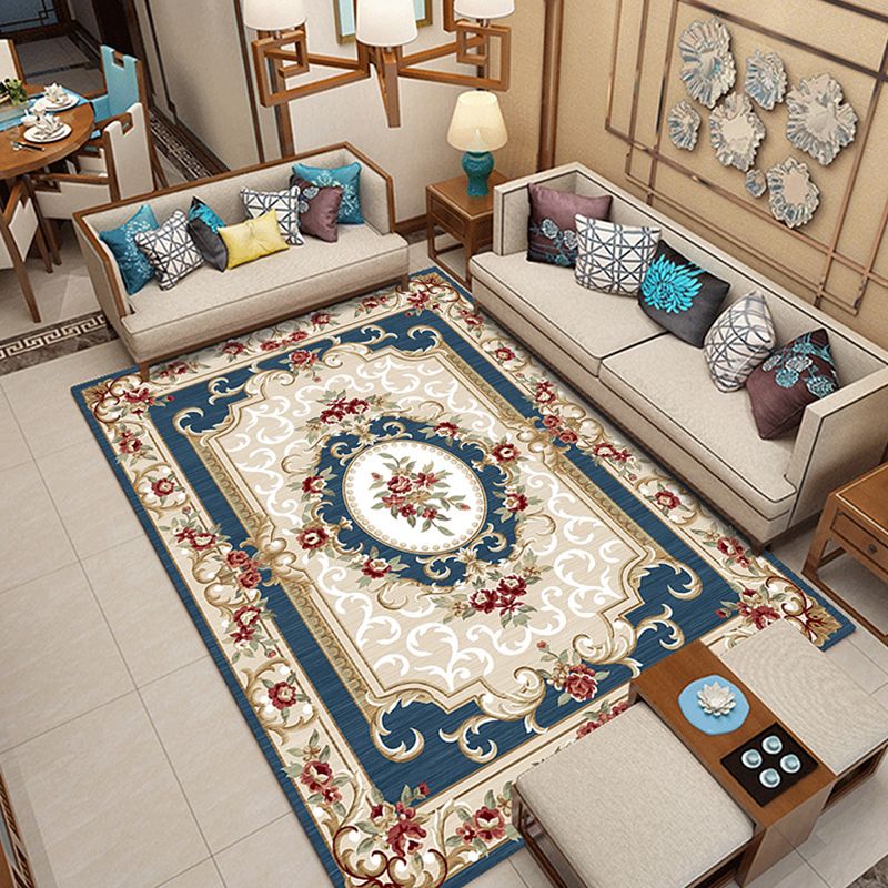 NOSTALGIA RUG FLORAL ESTRADA SINTÉTICAS Multi coloreadas alfombra antideslizante
