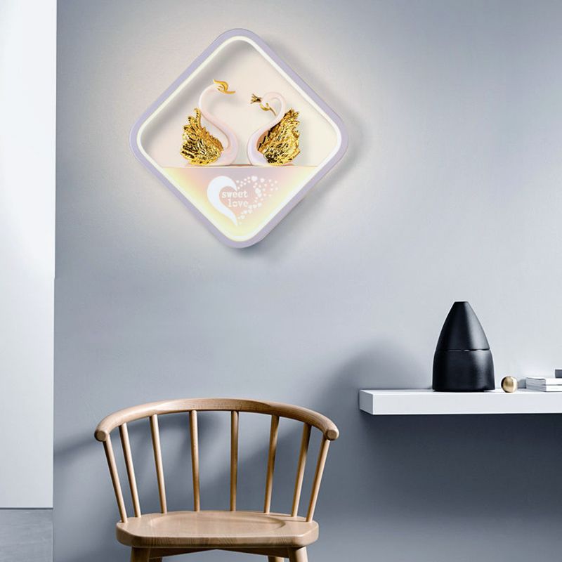Metal Wall Lights Modern Style 1 Light Wall Sconce for Children's Room