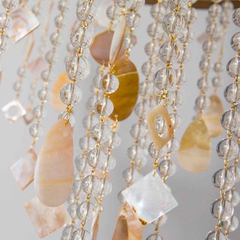 American Candle Shape Chandelier Metal Multi Light Hanging Light for Bedroom