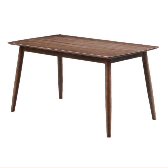 Industrial Solid Wood Standard Dining Table Rectangle Kitchen Dining Table with 4 Legs