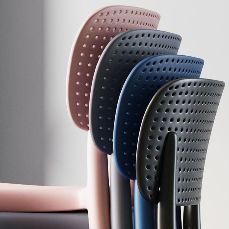 Contemporary Style Side Chair Plastic Dining Side Chair for Indoor