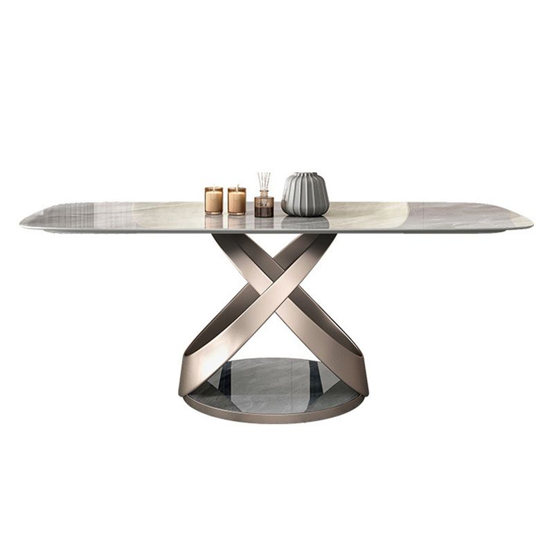 Nordic 1/4/5/6 Pieces Rectangle Dining Set Sintered Stone Top Dinette Table Set