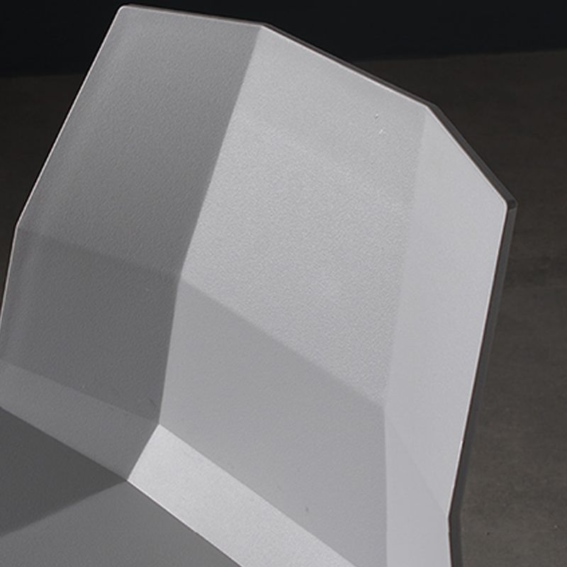 Contemporary Plastic Bar Stool Adjustable Height Dining Stool with Footrest