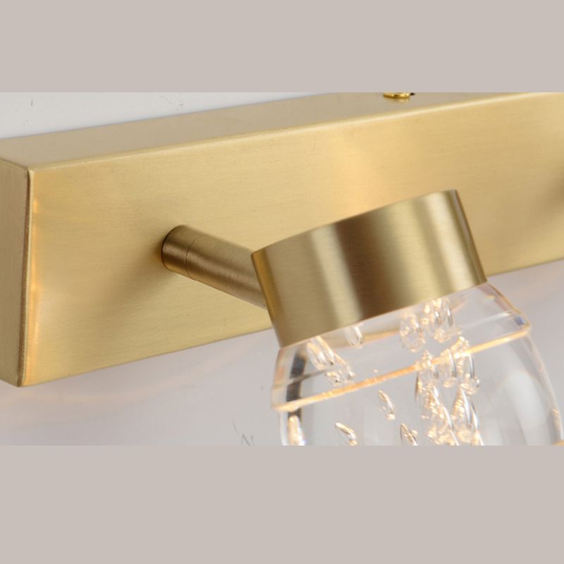 Postmodern Globe Vanity Sconce Lights Mount mural en verre luminaire pour salle de bain