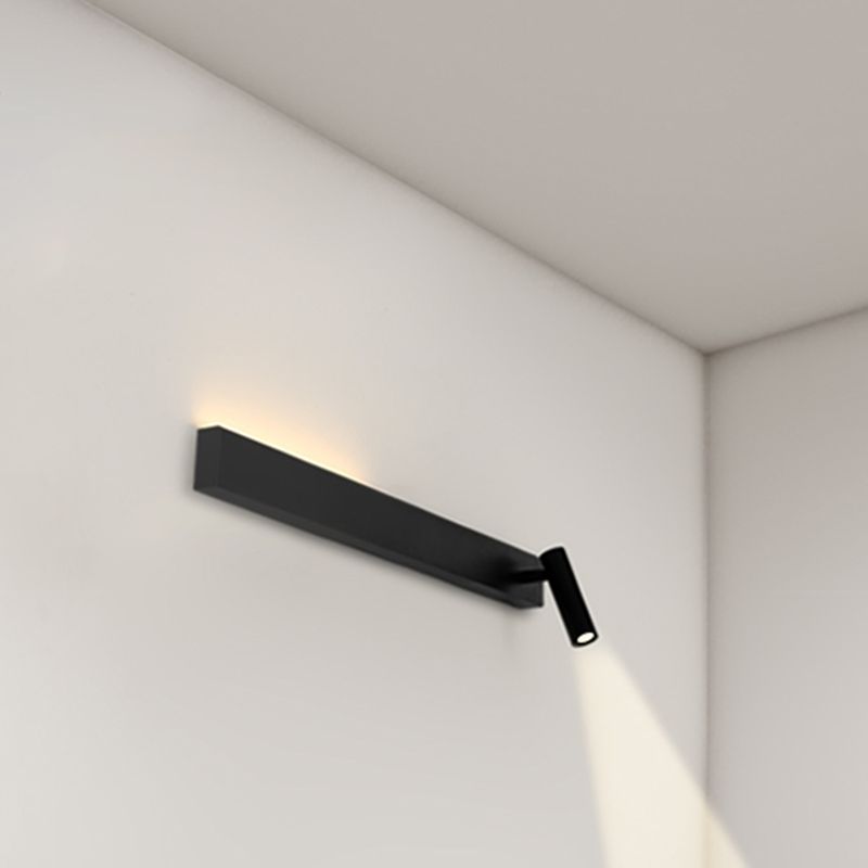 Square Shape Metal Wall Light Modern Style 2 Lights Wall Mount Light