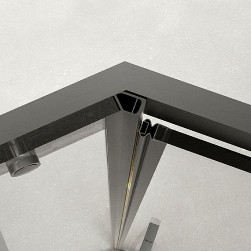 Tempered Framed Shower Bath Door Clear Scratch Resistant Shower Doors