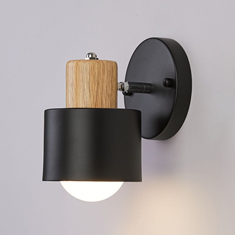 Luces de apliques geométricos contemporáneos 1 Light Light Lighting de luz de pared