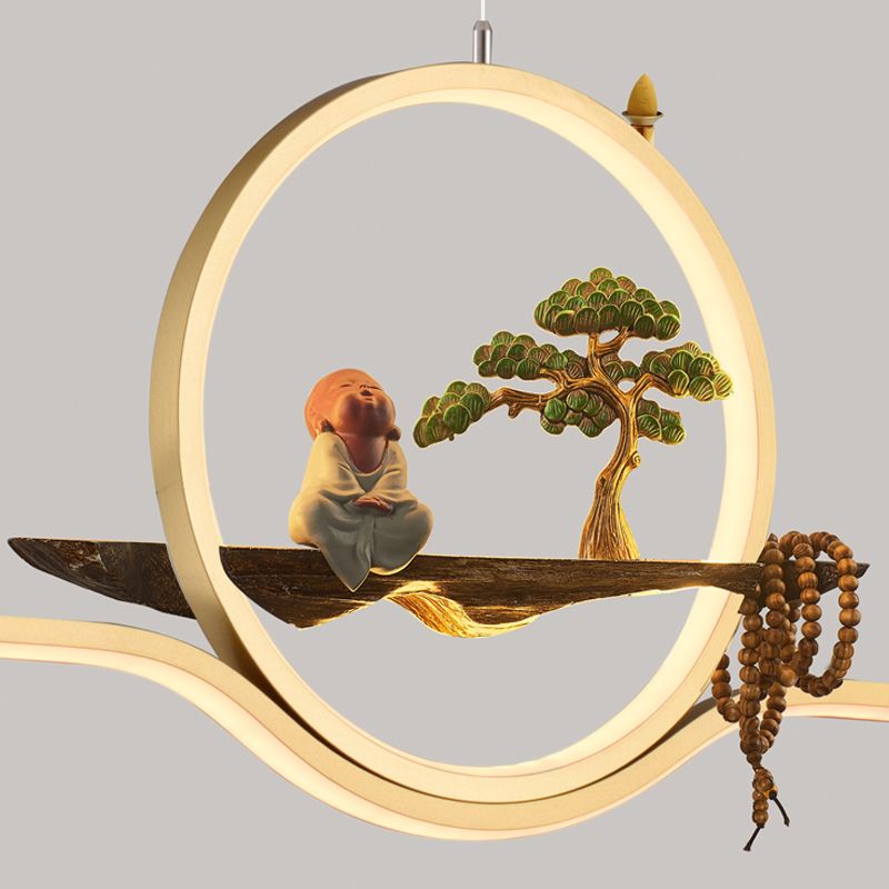 Iluminación moderna de la isla de la isla de la isla accesorios de iluminación colgante