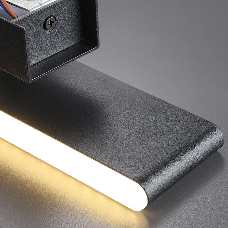 Rotatable kreative schwarze Flush Mount Wandleuchte Einfachheit Leuchte Leuchte