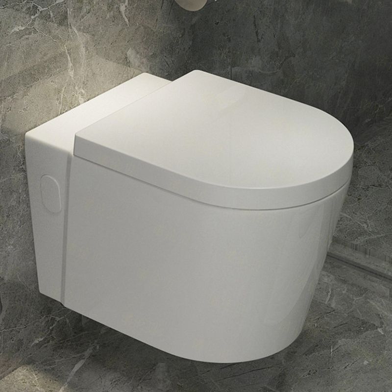 Wall Mount Porcelain Flush Toilet One-Piece Toilet Modern Toilet Bowl