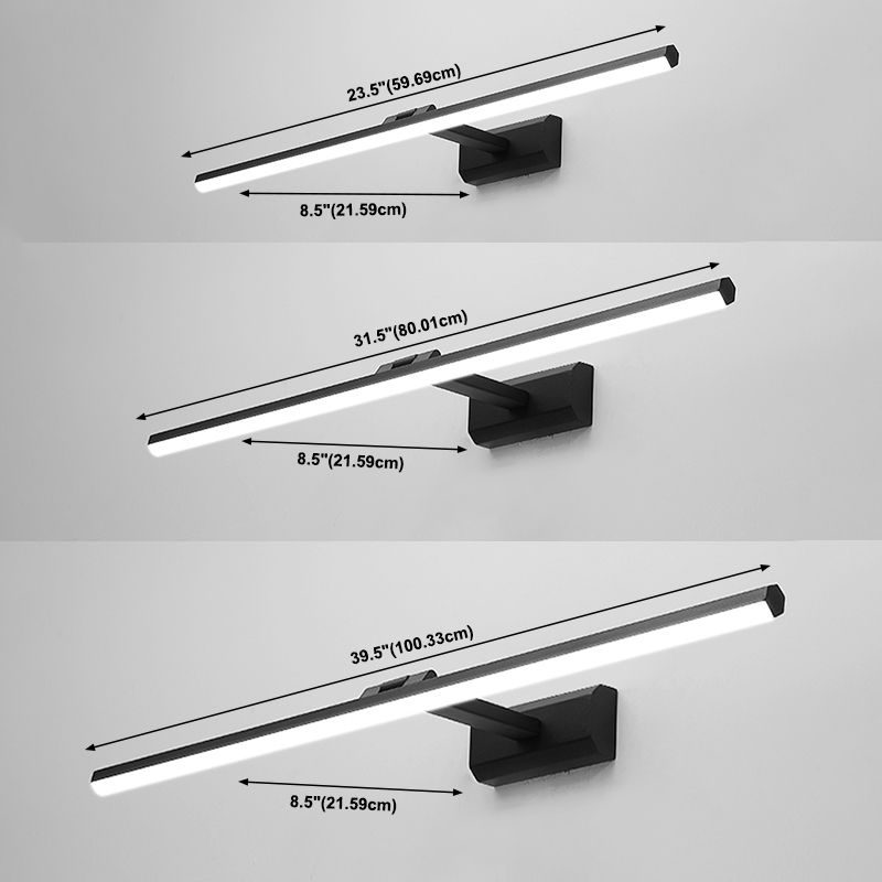 Simplicité LED Vanity Wall Lighttures Mirror Mirror Light Front pour chambre de salle de bain