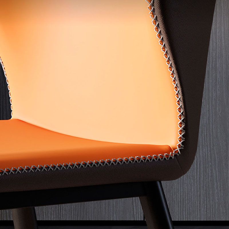 Sillas modernas que cenan el sillón orejero sin brazos con las piernas del metal para la cocina