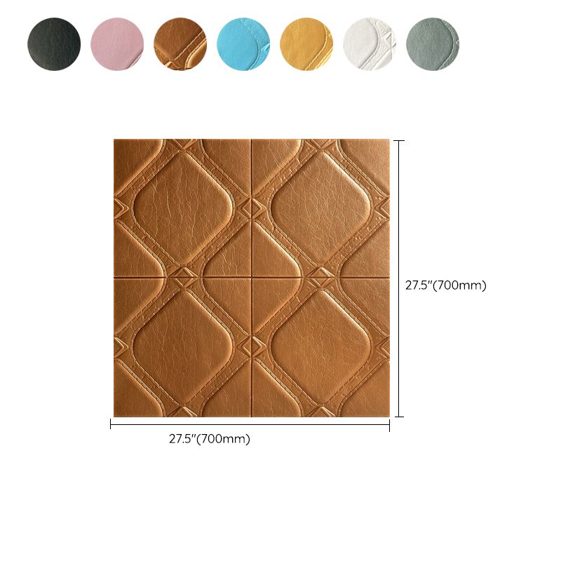 Modern Tin Backsplash Paneling Smooth Styrofoam Wall Ceiling