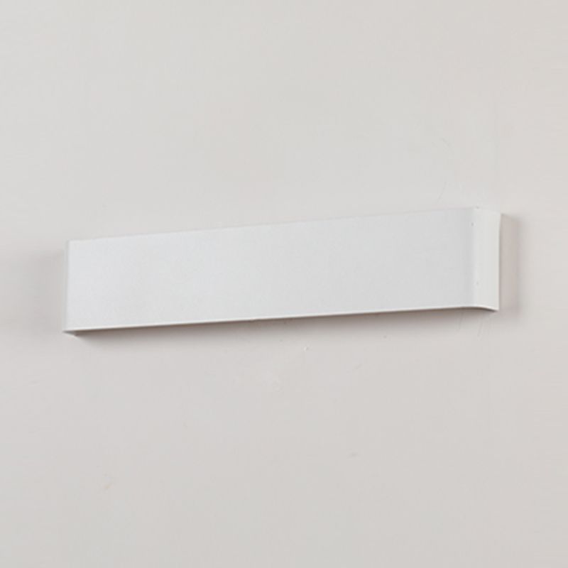 Luz de pared LED recta de la pared moderna de 2 luces con aluminio para dormitorio