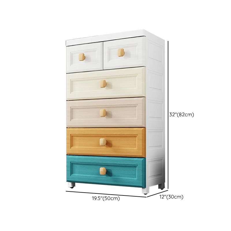 Non-Hanging Armoire with Legs Modern Storage Cabinet with Drawer