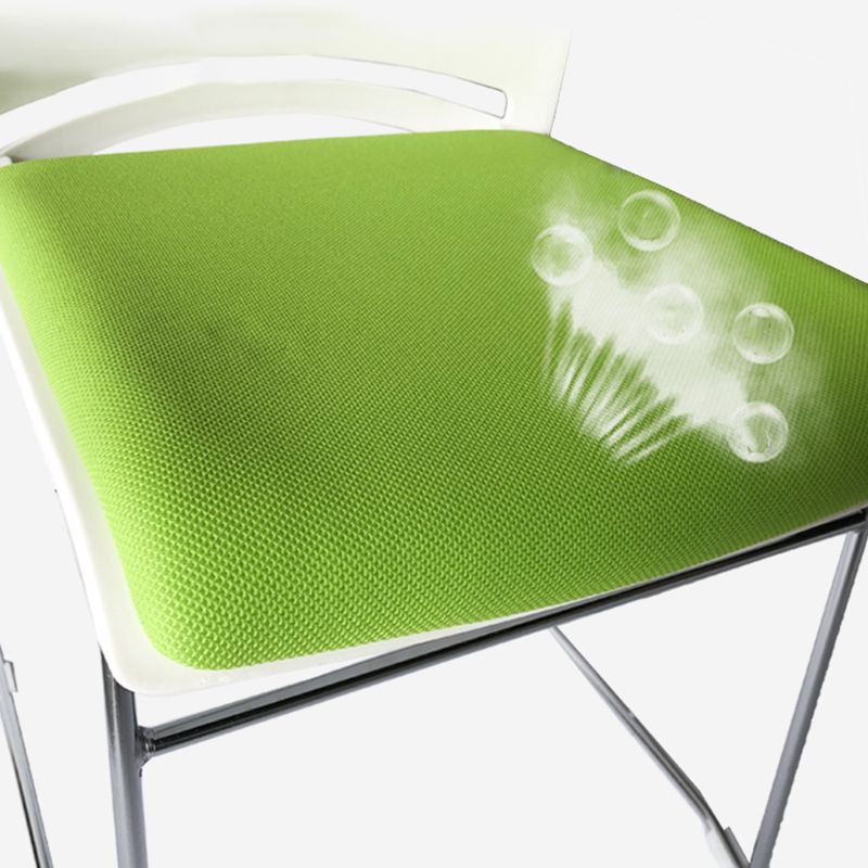 Armless Home Office Chair Modern Mid Back Working Chair with No Wheels