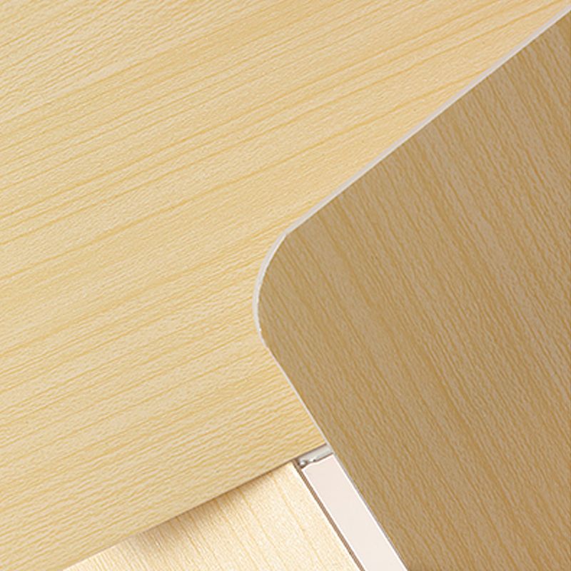 Geometry Shape Hanging Lamp Faux Wood 1 Head Bedroom Suspension Lighting