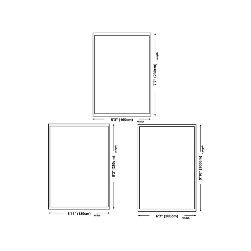 Green Luxury Rug Graphic Rug Non-Slip Backing Rug for Living Room