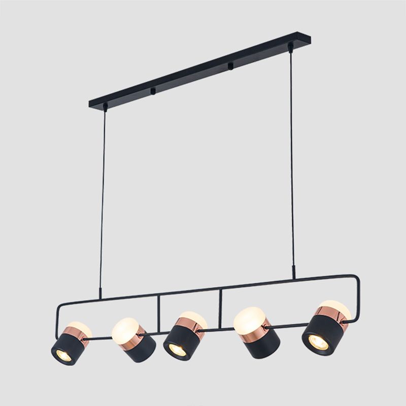 Hedendaagse stijl Cilinder Island Lighting Metal Island Lighting Ideas