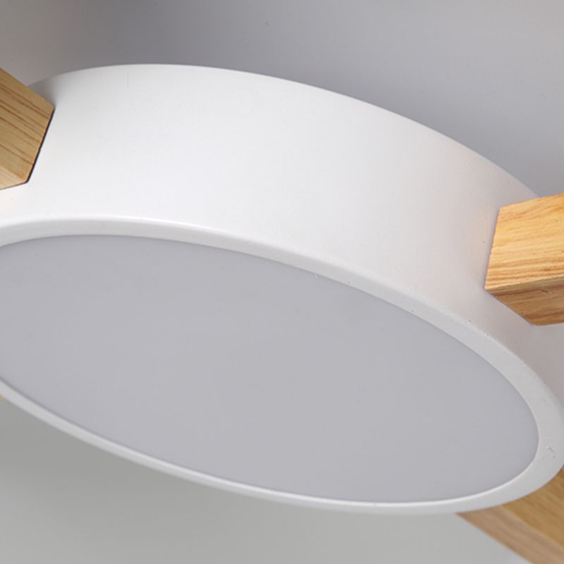Plafonniers encastrés à LED multi-têtes, luminaire de plafond contemporain