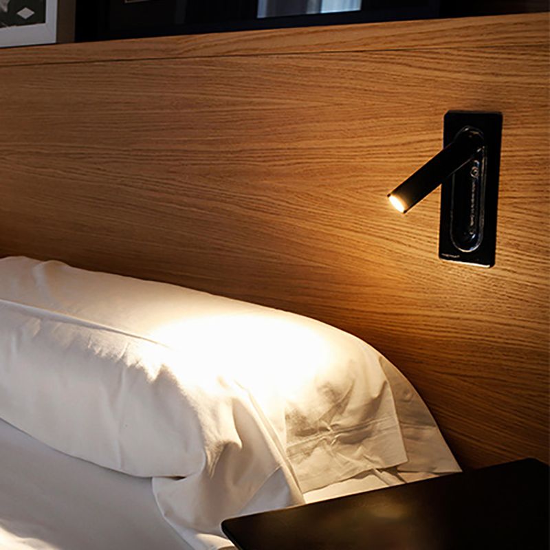 Modern Style Wall Washer Light Minimalist Metallic LED Wall Sconce for Sitting Room