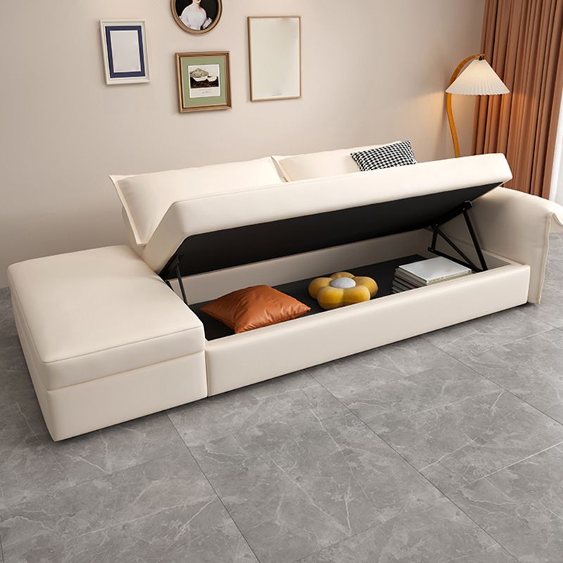 Scandinavian Folding Futon and Mattress Pillow Back Futon Sleeper Sofa with Storage