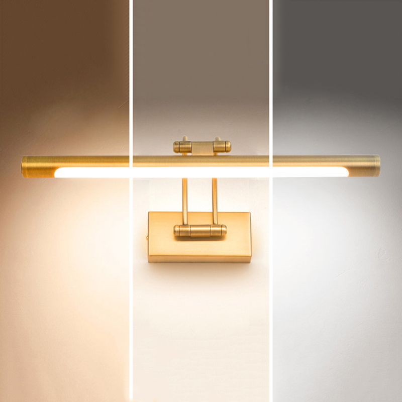 Simplicité Vanité cylindrique Lumières Lumières murales en aluminium pour salle de bain