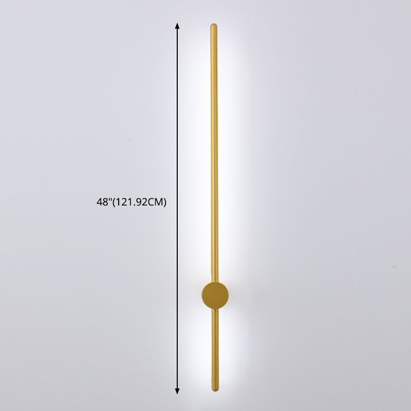 Estilo minimalista moderno Diconteo de pared lineal acrílico 1 apliques de luz