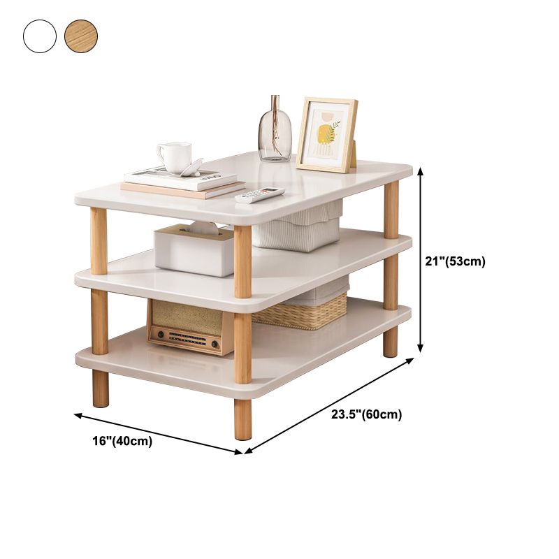 Modern Style Bookshelf in Multiple Colors Engineer Wood Bookcase