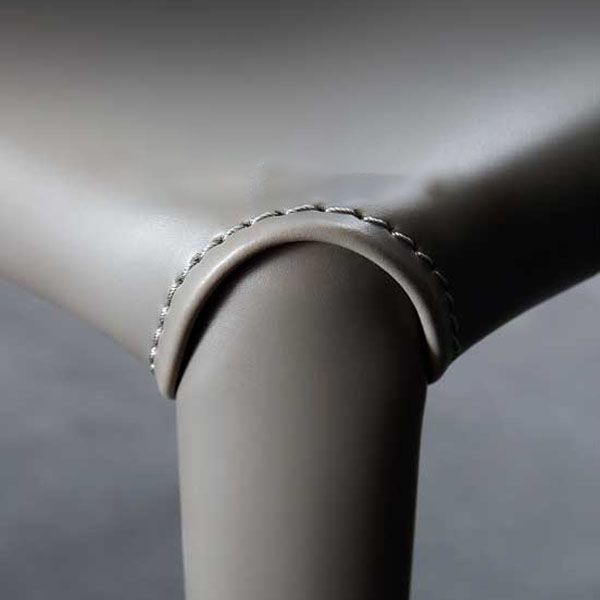 Silla de comedor de estilo moderno, sillas laterales sin brazos de metal para cocina