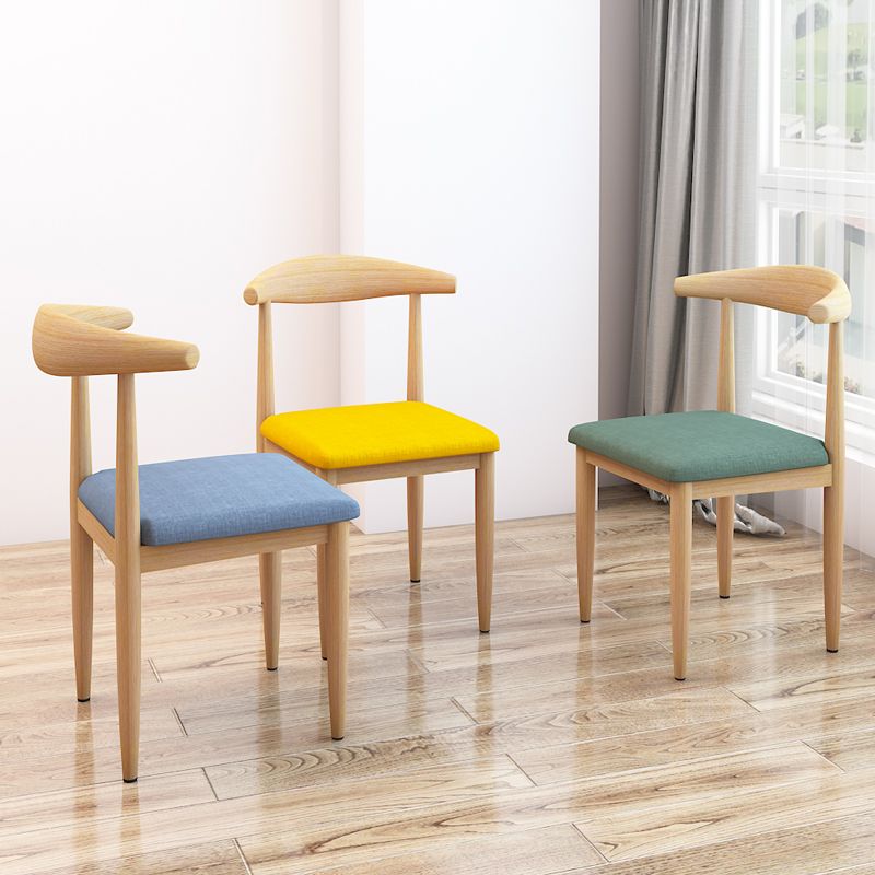 Modern Style Side Chair Open Back Indoor Dining Chair for Dining Room