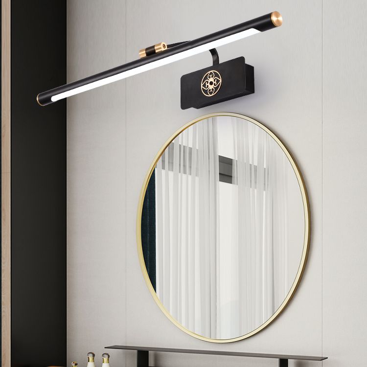 Moderne minimalistische stijl buizen muur gemonteerd ijdelheid lichten metaal 1 licht ijdelheid verlichting ideeën voor badkamer