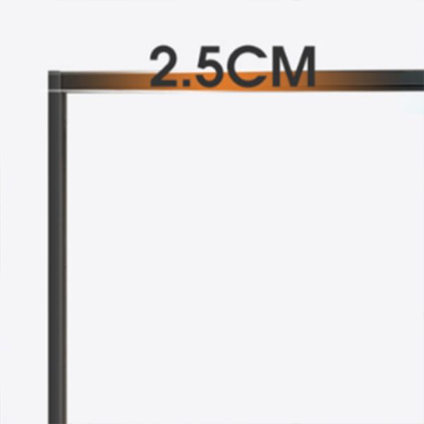 Bypass Shower Bath Door Full Frame Tempered Glass Shower Door