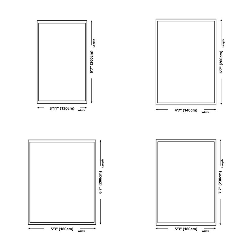 Navy Modern Rug Polyester Graphic Rug Stain Resistant Rug for Living Room