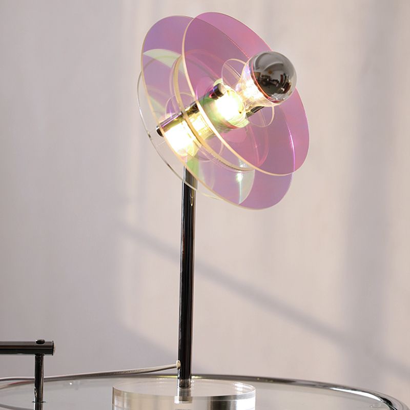 Circles Night Table Lamp Nordic Style Metal Table Light for Bedside
