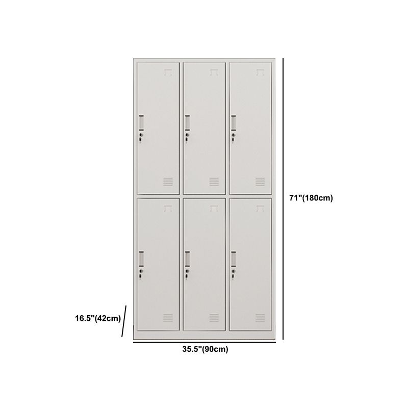 Contemporary Hinged Wardrobe Cabinet Steel Wardrobe Closet for Home